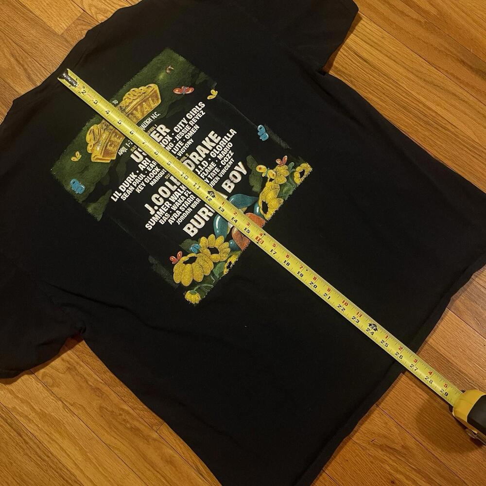 Dreamville Festival 2023 Tee Tour Graphic T Shirt J Cole Drake Usher Size XL - Picture 5 of 8
